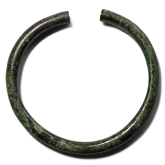 Large Bronze Age Decorated Armring