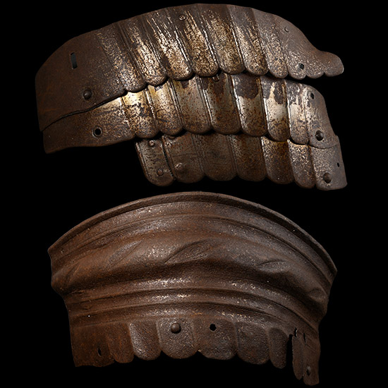 Maximilian Articulated Steel Plate Armour Tassets