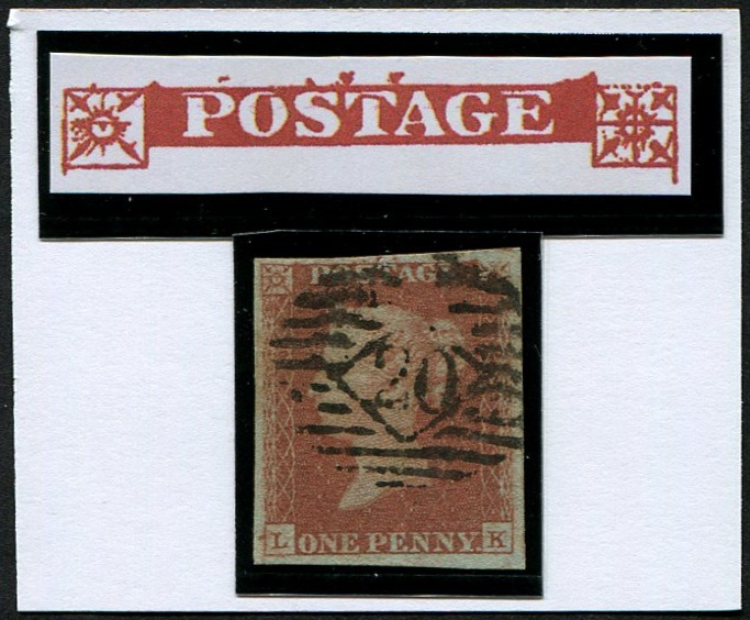 1d Pl.75 LK (SG 8d UNION JACK RE-ENTRY) VFU