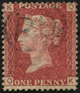 1d SG 43, Pl.107 BLACK PD