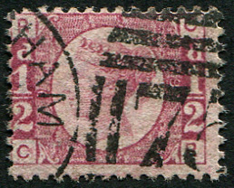 ½d SG 48, Pl.9 VFU, 75