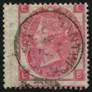 3d SG 92 VFU, Nantwich.1866 CDS