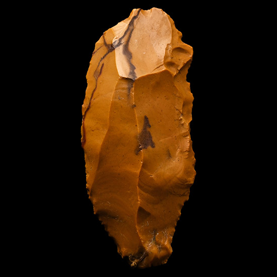 Stone Age Fontmaure Jasper Neanderthal Scraper
