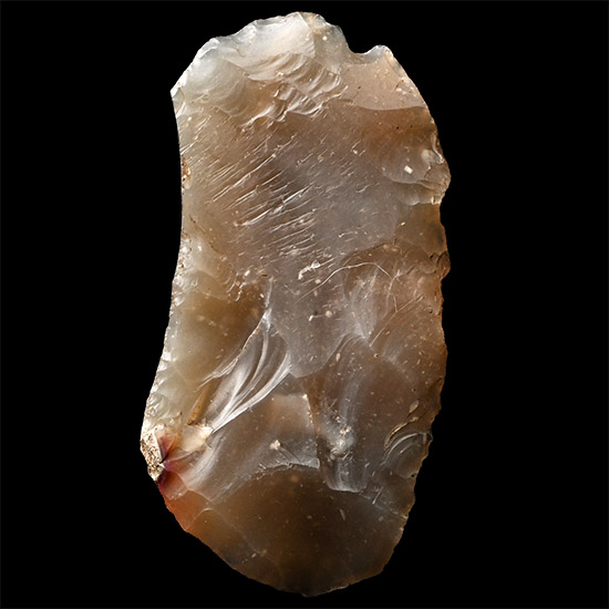 Icklingham British Stone Age Knapped Flint Scraper
