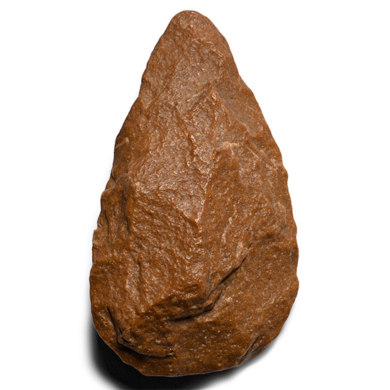 African Homo Erectus Stone Age Knapped Handaxe