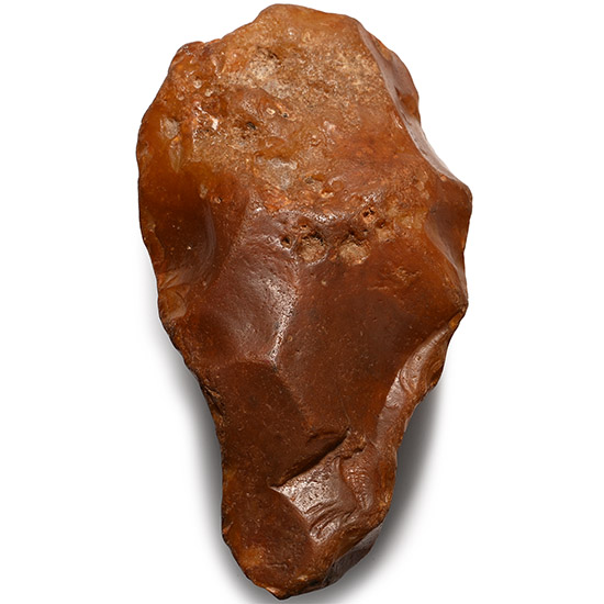 Aisne French Stone Age Knapped Handaxe