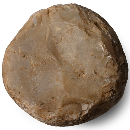 French Stone Age Hammer Stone