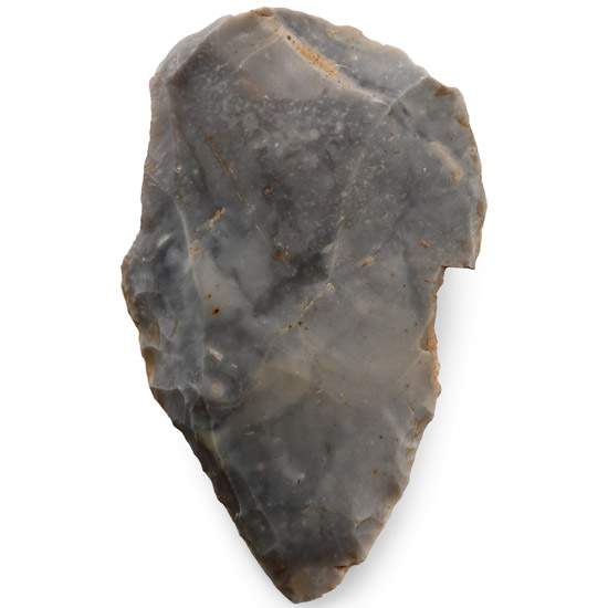 Yonne French Stone Age Levalliois Notched Point