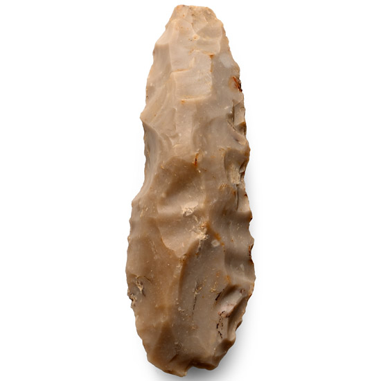 Yonne French Stone Age Knapped Flint Adze