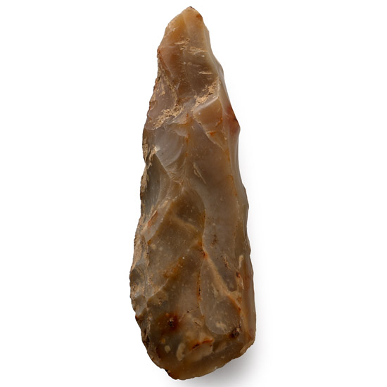 Yonne French Stone Age Knapped Flint Adze
