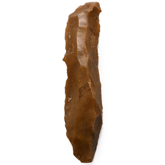Gran Pressigny French Stone Age Knapped Long Blade Knife