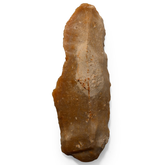 Gran Pressigny French Stone Age Knapped Long Blade Knife