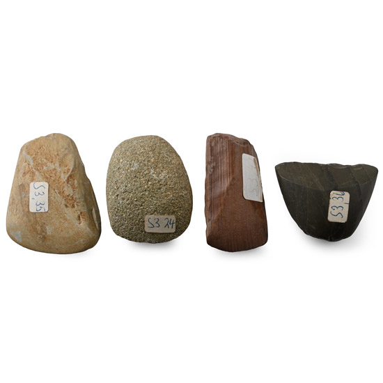 El Golea Algeria Stone Age Polished Axehead Group