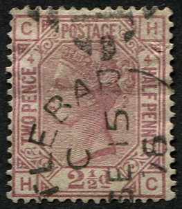 2½d SG 141, Pl.4 VFU