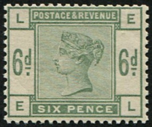 6d SG 194 U/M, Perfectly Centred