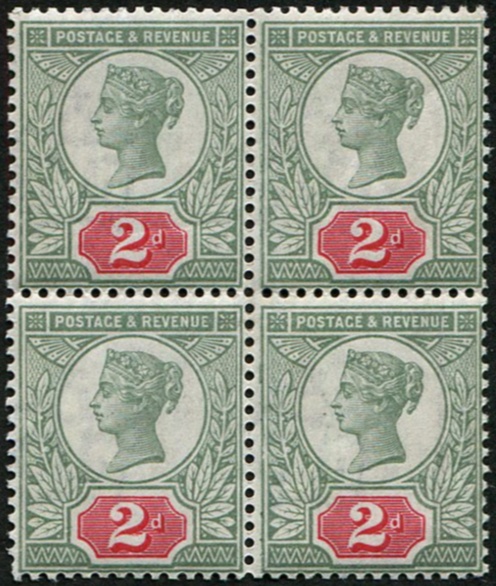 2d SG 200 BLOCK OF FOUR MINT