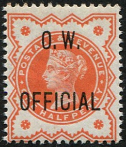 O.W. ½d, SG O31 MINT