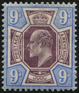 9d SG 250 Dull Pur MINT