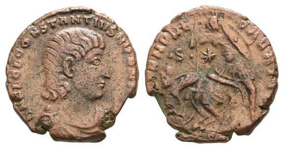 Constantius Gallus, as Caesar AE Centenionalis.