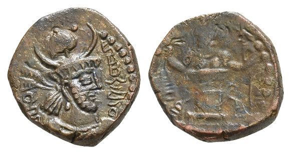 Kushano-Sasanians, Peroz II AE Pashiz.