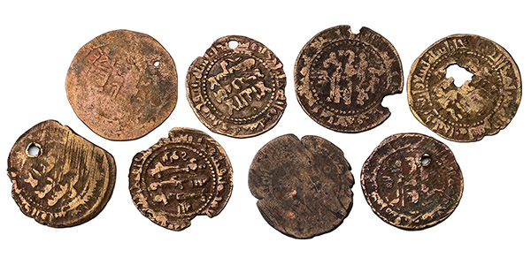 Group of Eight [8] Bukhara Mint, Mansur bin Nuh, Samanid AE Fals.
