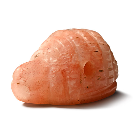 Egyptian Rose Quartz Amulet of a Hedgehog