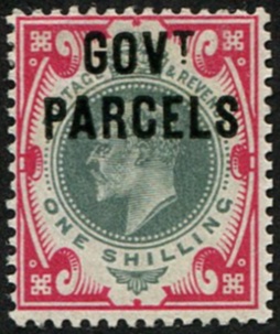 GOVT PARCELS 1/- SG O78 MINT
