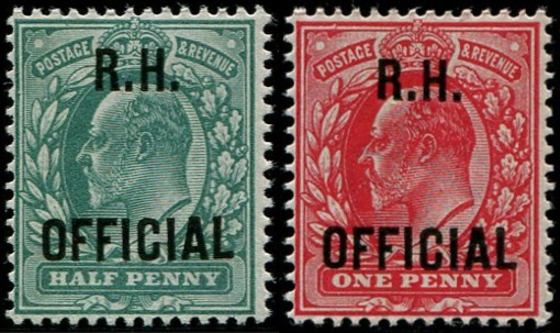 R.H. ½d & 1d SG O91/92 SET U/M