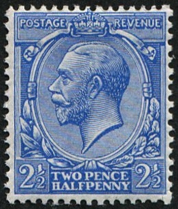 2½d SG 371(2) COBALT-VIOLET BLUE U/M