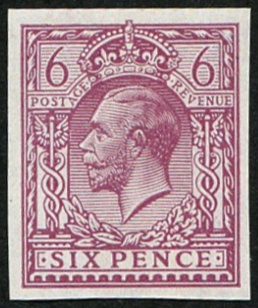 6d SG 426 IMPERF IMPRIMATUR U/M