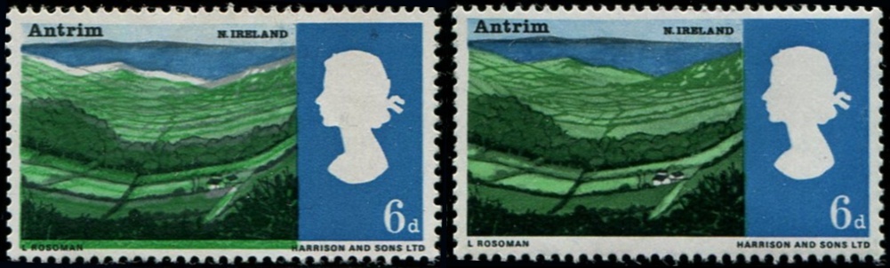 Landscapes 6d SG 690 DROP OF GREEN (FIELDS) U/M