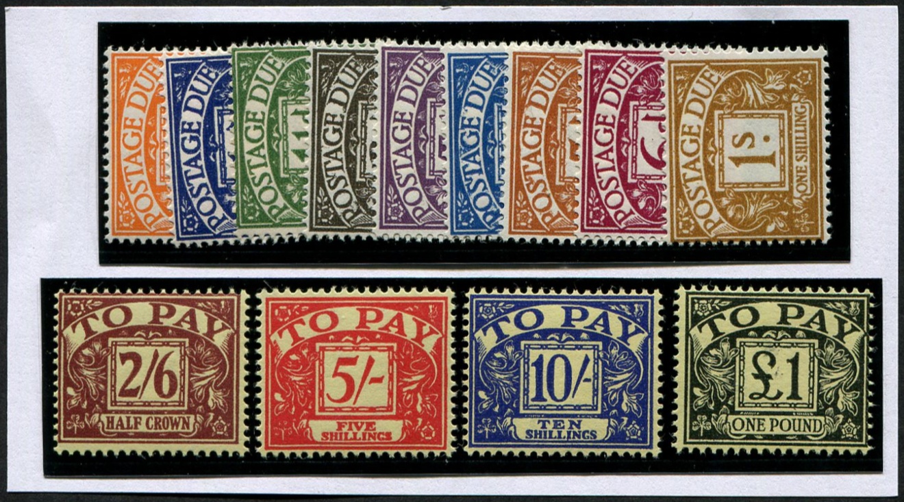 ½d - £1 SG D56-D68 SET OF 13 U/M