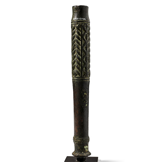 The Chrysler Museum Mesopotamian Bronze Macehead with Incised Decoration