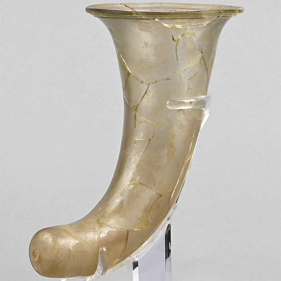 Very Large Parthian Glass Rhyton