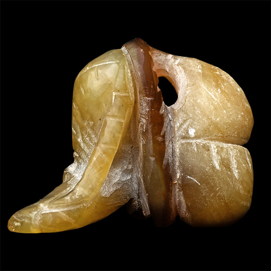 Chinese Carved Amuletic Pendant