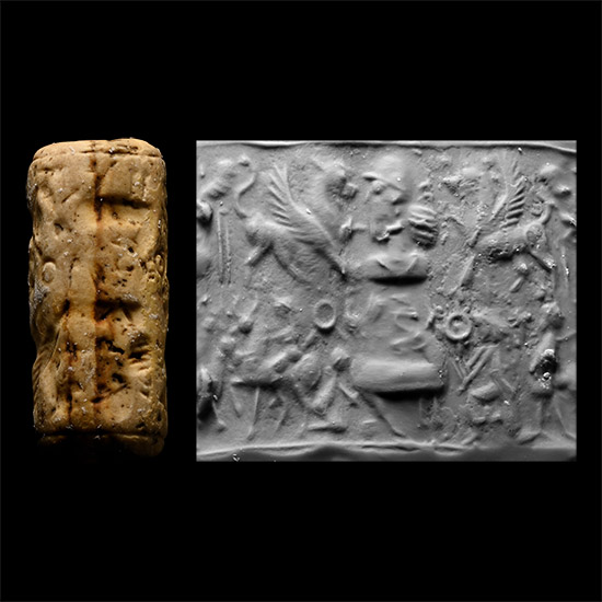 Large Western Asiatic Agate Cylinder Seal