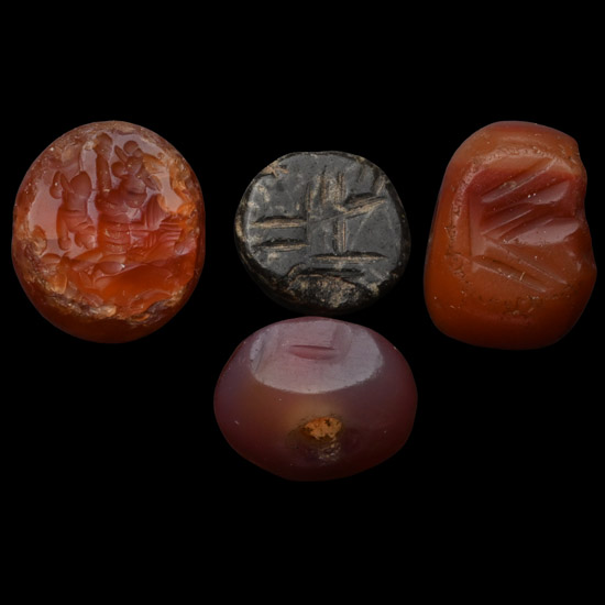 Sasanian Stone Stamp Seal Collection