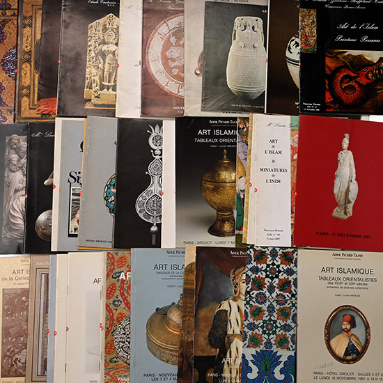 Mixed Islamic and Orient Auction Auction Catalogues - 40 Titles