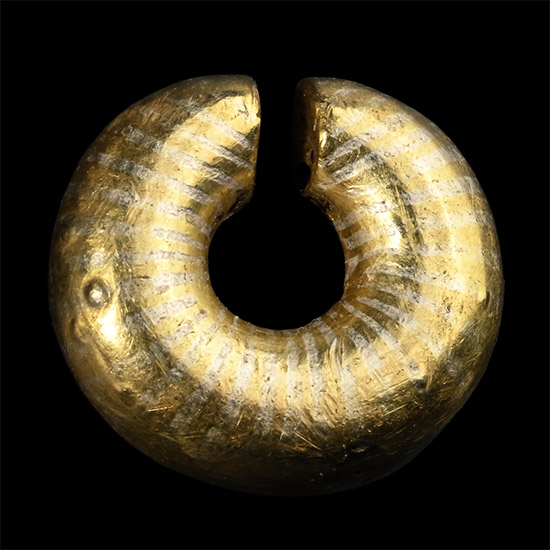 Late Bronze Age Banded Gold Ring Money