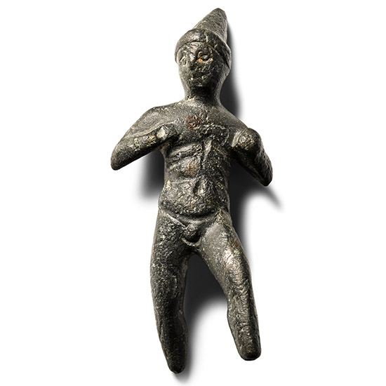 Roman Bronze Statuette of Dioskouros