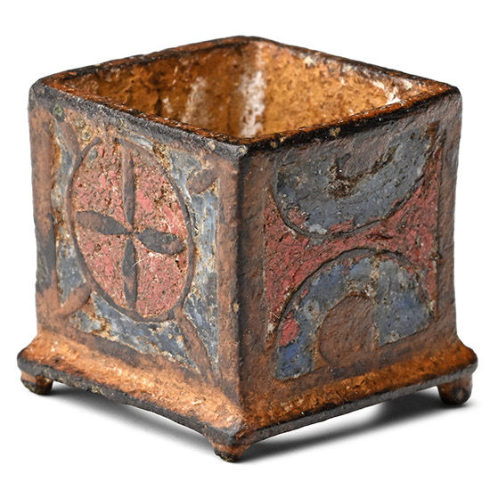 Romano-British Enamelled Bronze Miniature Altar