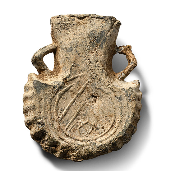 Medieval Lead Walsingham Shrine Pilgrims Holy Water Ampulla