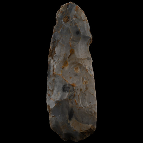 Norfolk Stone Age Knapped Flint Axehead