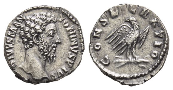 Divus Marcus Aurelius AR Denarius.