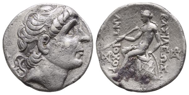 Seleukid Empire, Antiochos II Theos AR Tetradrachm.