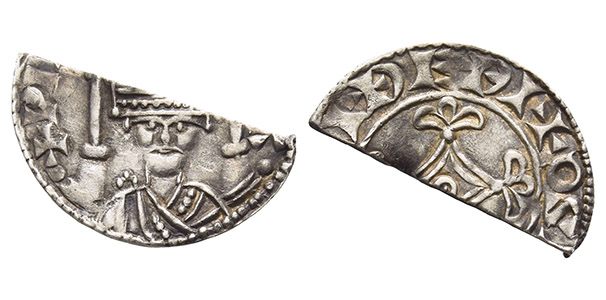 England. Norman, William I the Conqueror AR Cut Halfpenny.
