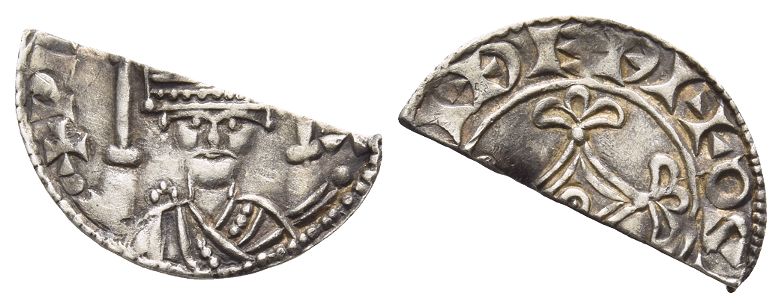 England. Norman, William I the Conqueror AR Cut Halfpenny.
