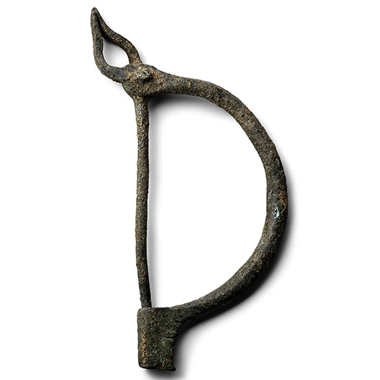 Roman Bronze Pincer Bow Brooch