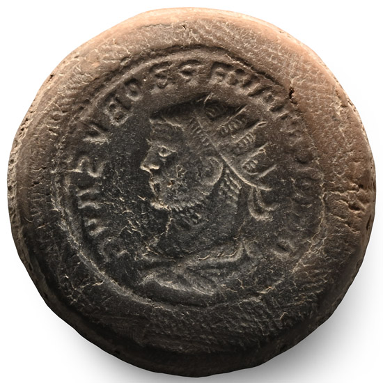 Roman Terracotta Coin Forgers Mould