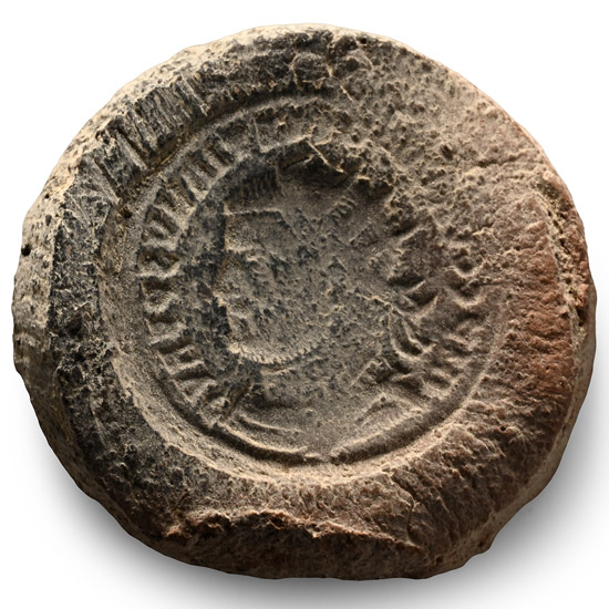 Roman Terracotta Coin Forgers Mould